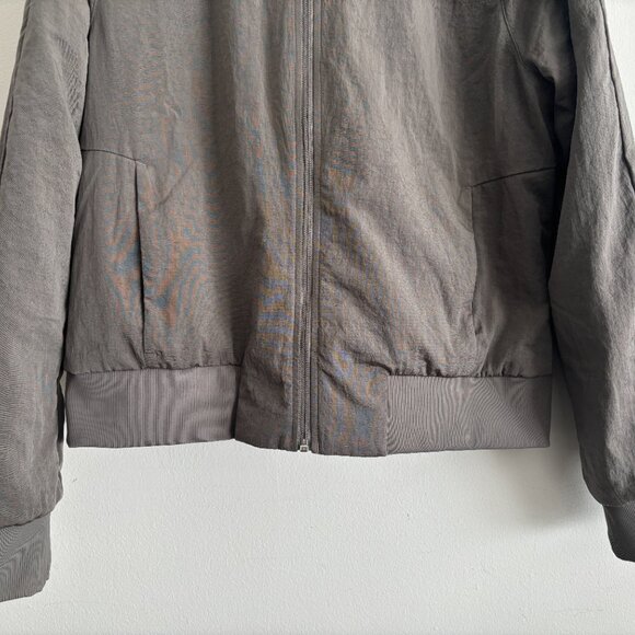 Lululemon Non-stop Bomber Reversible Jacket Olive / Taupe Medium - Large - Picture 3 of 14